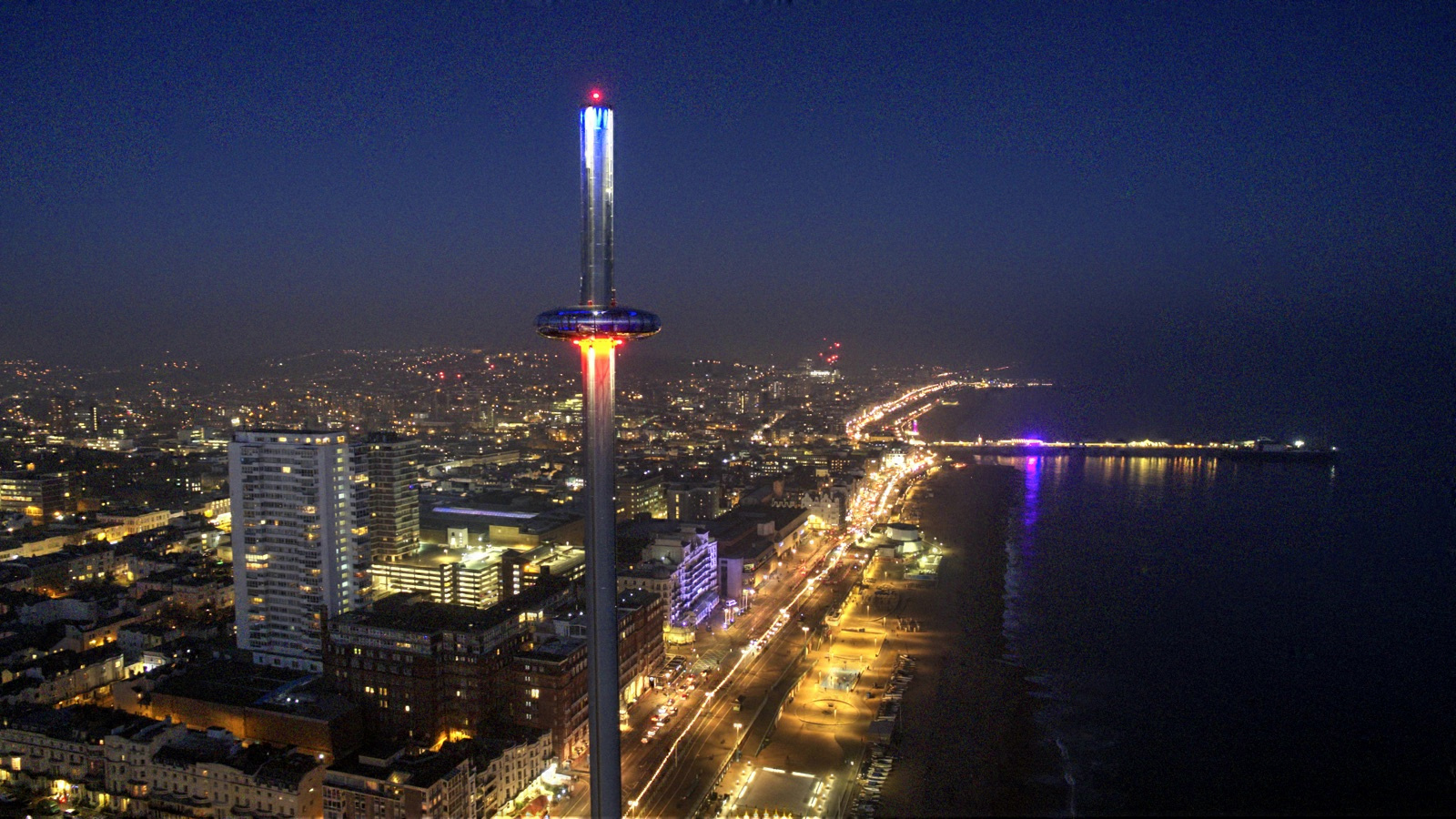 Brighton at Night (signed with Image Proof)