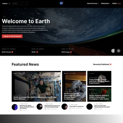 Web Commodore certified snapshot of https://www.nasa.gov/ taken at 2025-04-24 06:01:03