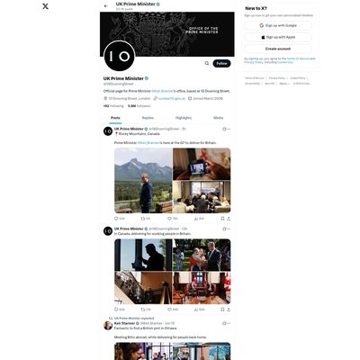 Web Commodore certified snapshot of https://twitter.com/10DowningStreet taken at 2025-06-16 10:04:02