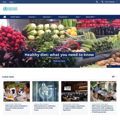 Web Commodore certified snapshot of https://www.who.int/ taken at 2026-01-28 18:12:32